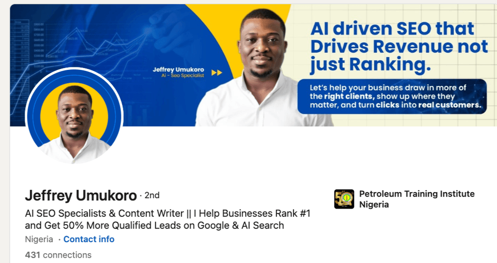 Discover the best AI visibility and SEO strategists in Nigeria, their specialties, experience, and proven results.
