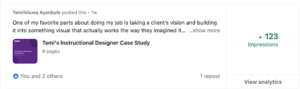 linkedin management before case study